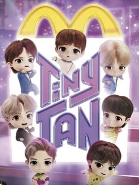 BTS Mcdonalds TINYTAN Set